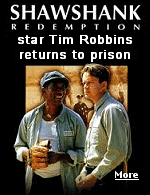 ''Shawshank Redemption'' star Tim Robbins is working behind bars again, not as an actor but as a mentor.